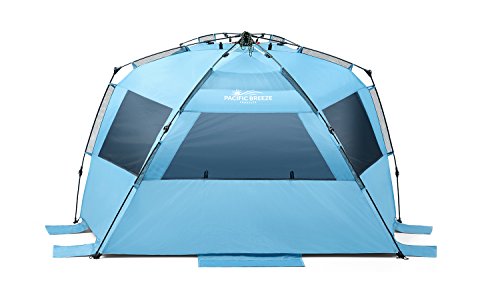 SPF 50+ Pop Up Beach Tent for 4+ People W882762