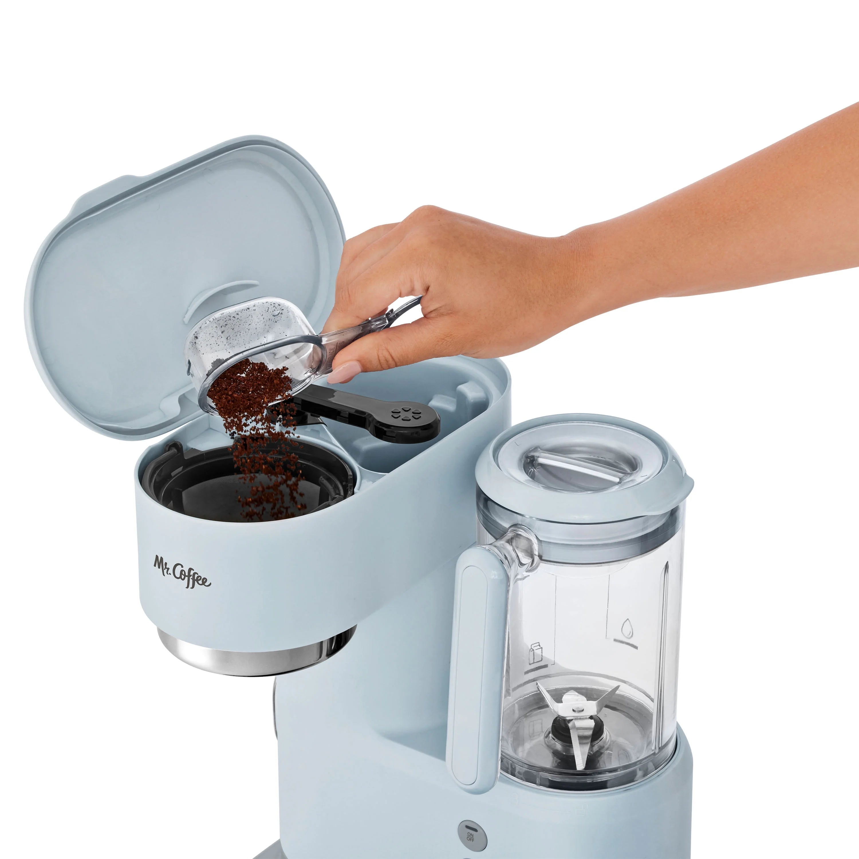 Light Gray Single-Serve Coffee Maker G74160