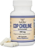 60 Capsules 300mg CDP Choline Supplement N976