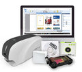 250-Print YMCKO Color Ribbon, 100 PVC Plastic Cards, ID Card Printer Kit F1466