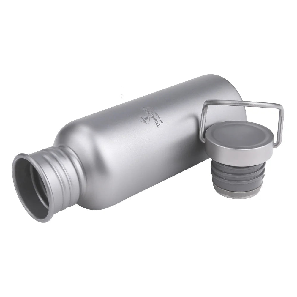600ml Full Titanium Water Bottle with Extra Lid Ultralight P617968