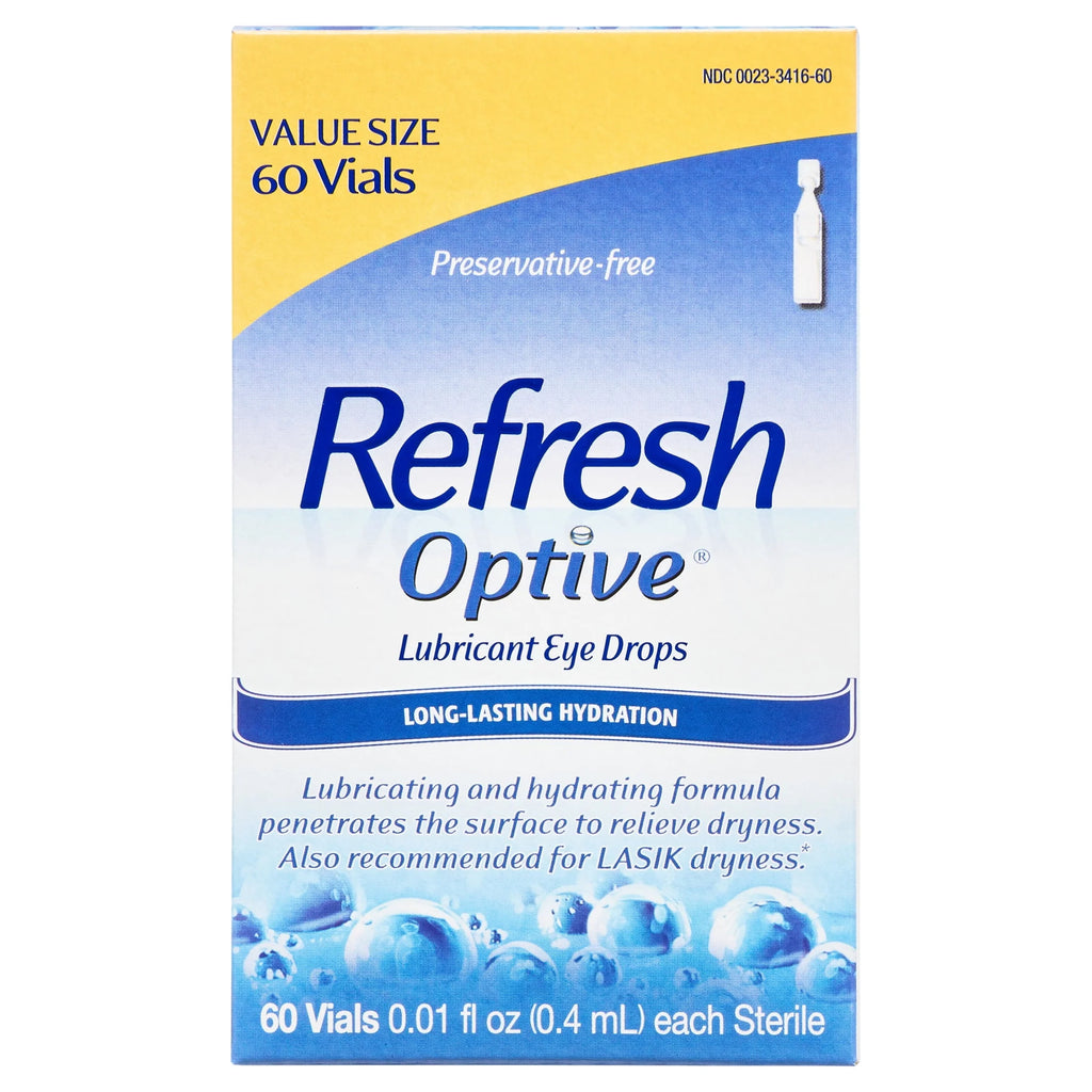 60 Count 0.4 ml Lubricant Eye Drops S87227