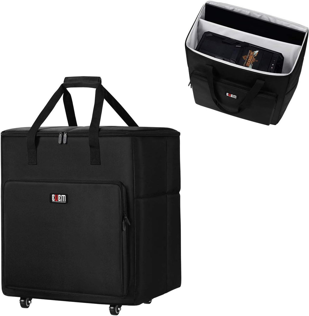 Desktop PC Computer Travel Storage Carrying Case Bag with Wheels (27 Inch) B19047