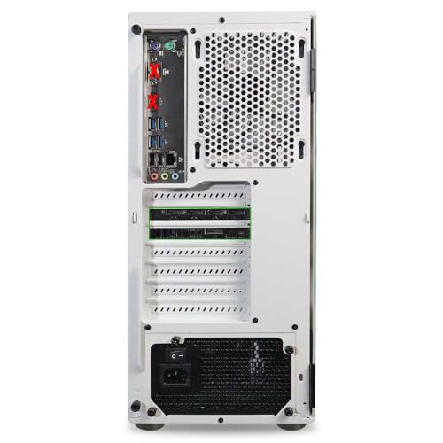 White Gaming PC Desktop Computer C176
