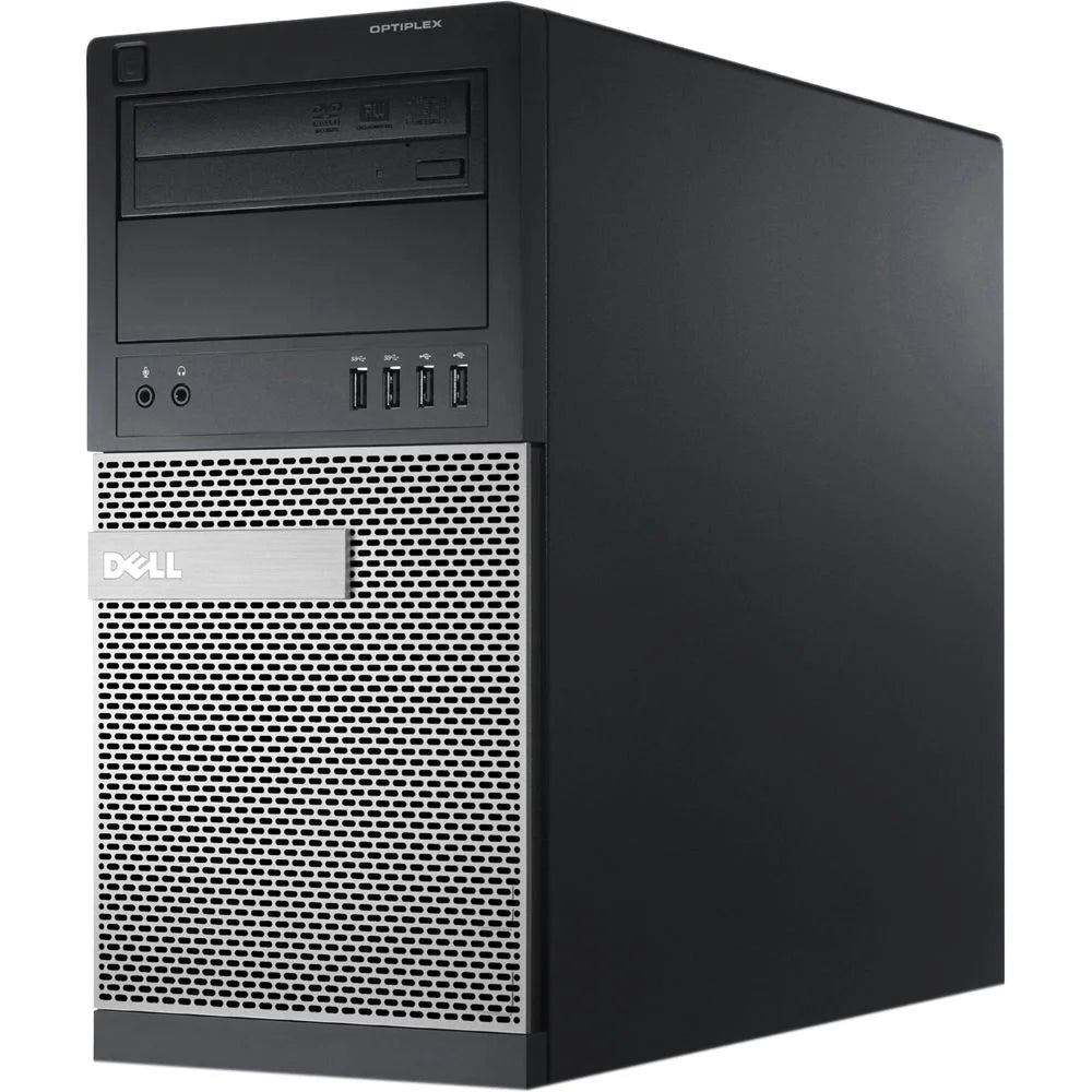 Restored Intel Core i5 16GB Ram 128GB SSD + 2TB HDD Desktop Tower PC H82957