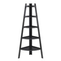 Black Corner Unit Bookcase E136