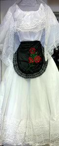 White Lace Traditional Dress Set P92582
