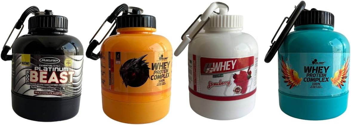 Portable 200ml 60g Powder Container Bottle O247956