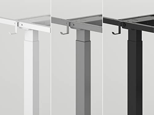 Triple Motor L Shaped Electric Standing Desk Frame, Black (Frame Only) A13728