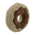 Donut Squeaky Plush Dog Toy A85525