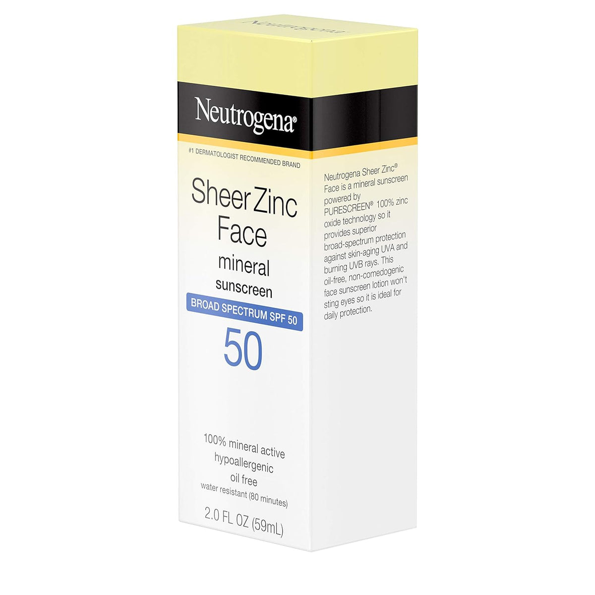 2 fl. oz Mineral Face Sunscreen SPF 50 H435