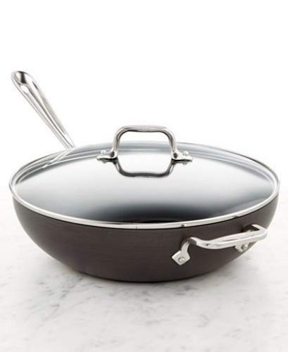 12" Nonstick Chefs Pan with Lid S4460