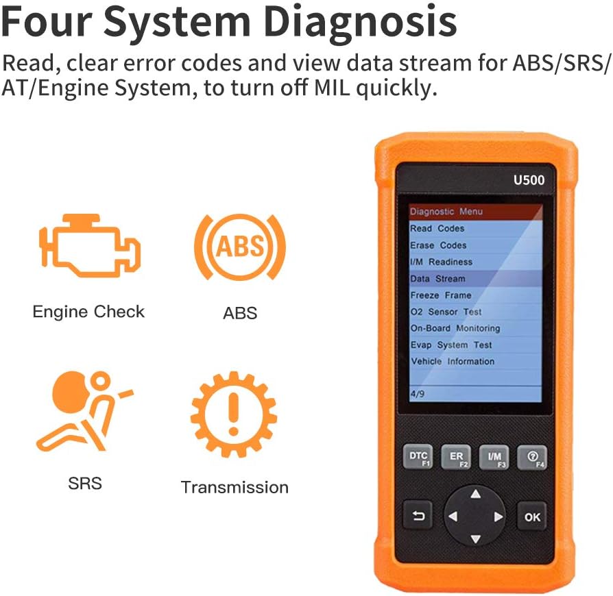 Automotive OBD2 Scanner Code Reader Diagnostic Scan Tool G2908