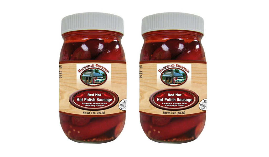 Pickled Hot Polish Sausage, 2-Pack 8 oz. Jars M543918
