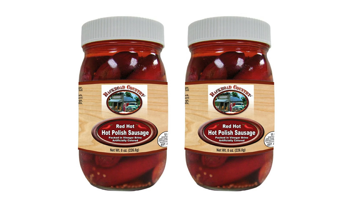 Pickled Hot Polish Sausage, 2-Pack 8 oz. Jars M543918