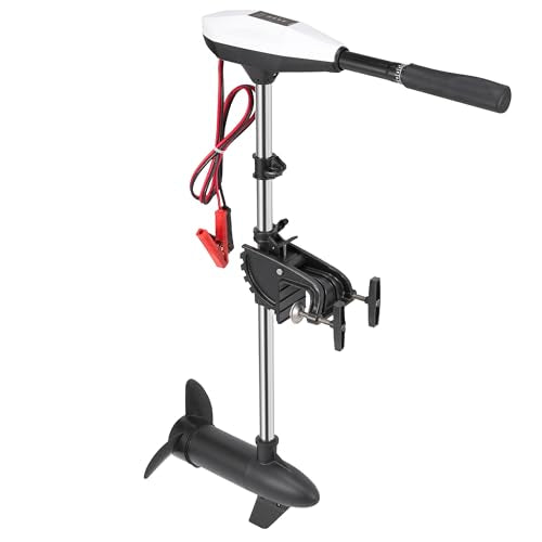 55lb Thrust 8 Speed Electric Outboard Motor with 30'' Shaft N3423