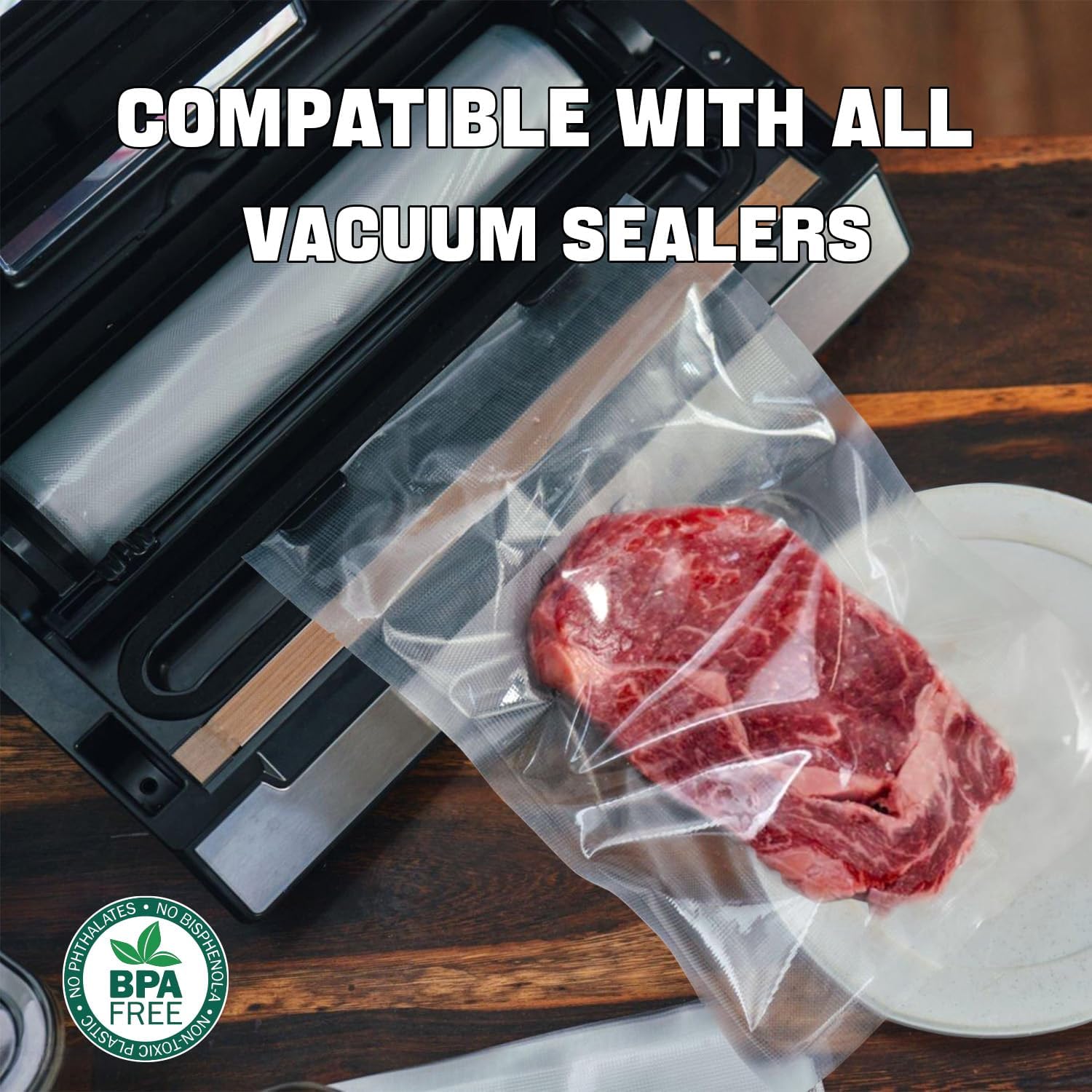 11"x20' Rolls 2 Pack Vacuum Sealer Bags G83572