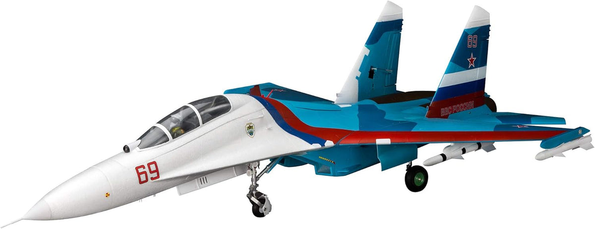 RC Airplane SU-30 Twin 70mm EDF BNF Basic 1100mm S92625