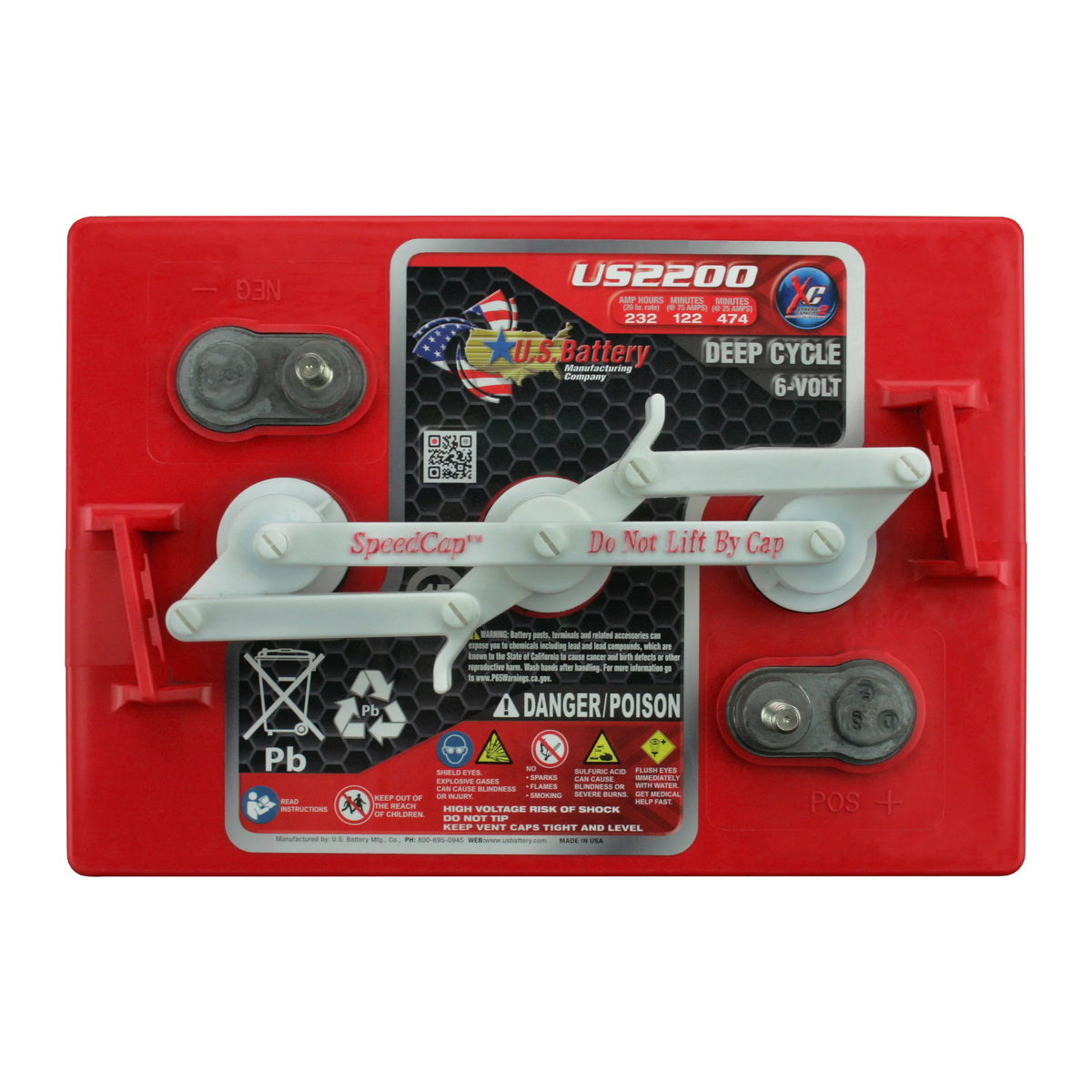 6V Deep Cycle Batteries - 4 Pack X7098