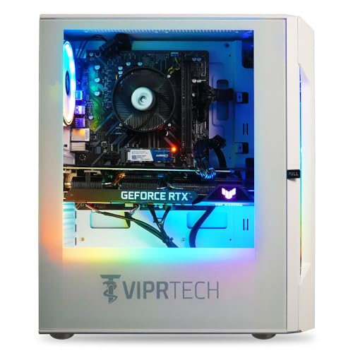 White Gaming PC Desktop Computer C176