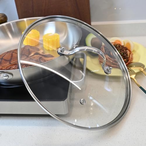 9.5 Inch Tempered Glass Cookware Replacement Lid J195