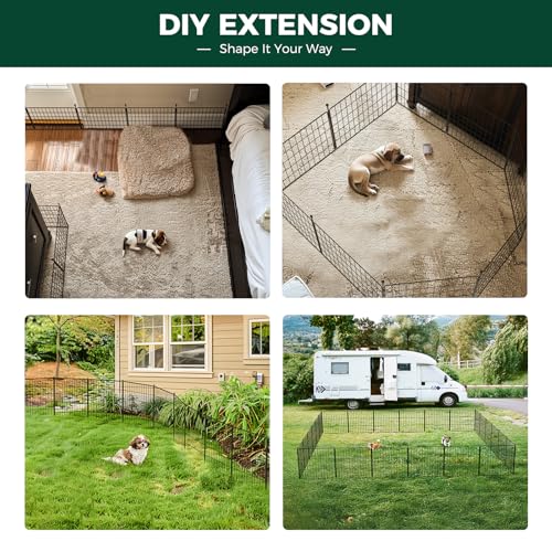 Expandable 24-inch 8 Panels Dog Playpen O5158