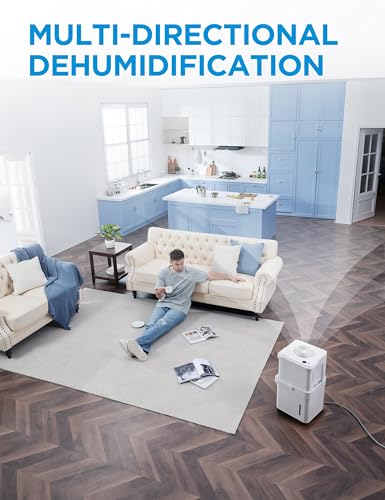 50 Pint Dehumidifier with Built-in Pump, White L3647