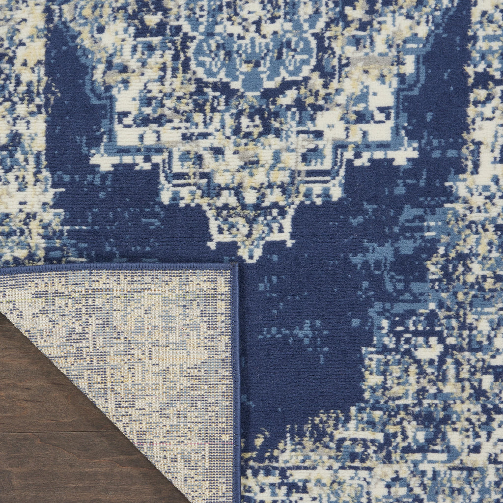 Navy Blue 7'10" x 9'10" Area Rug K84822