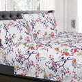 1500 Thread Count Queen Microfiber Sheet Set 4 Pieces I765