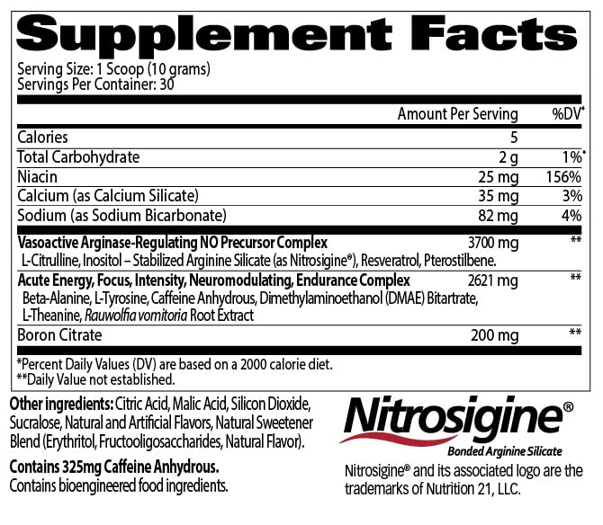 Blue Raspberry Pre-Workout Powder, 30 Servings P23392