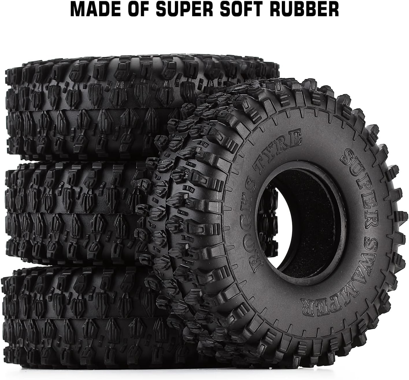 1.9 Crawler Tires 4.7 Inch Outer Diameter 4PCS D538