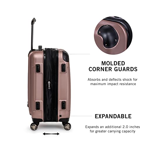 Seafoam 20-Inch Carry On Hardside Suitcase D4239