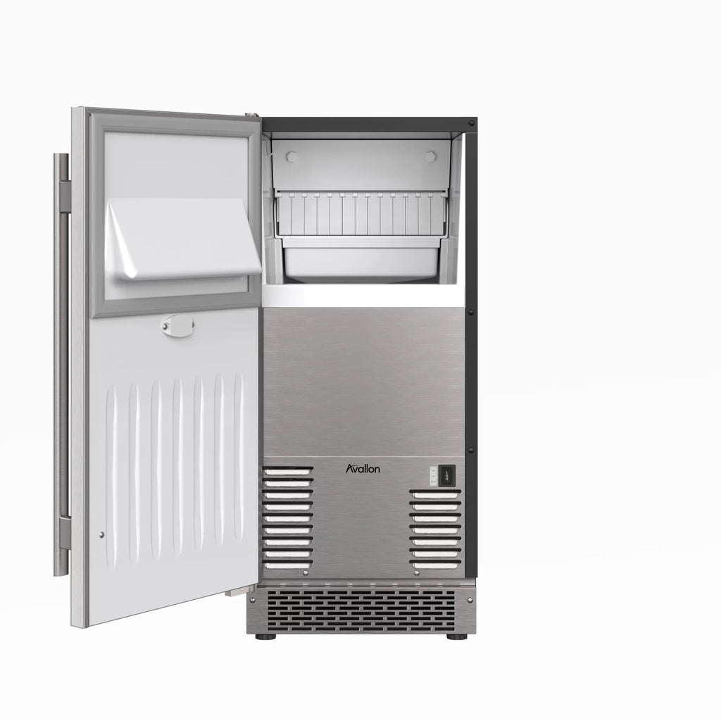 15" Wide 26 Lbs. Capacity Built-In And Free Standing Ice Maker G37963