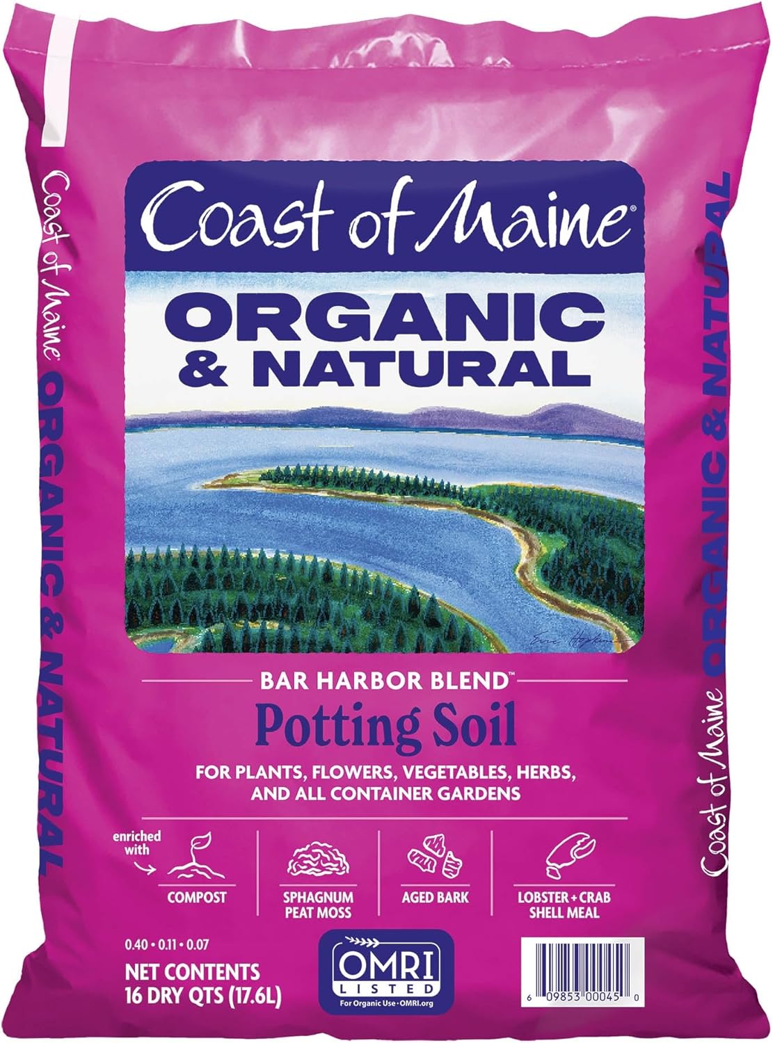 16qt Organic Natural Potting Soil X507722