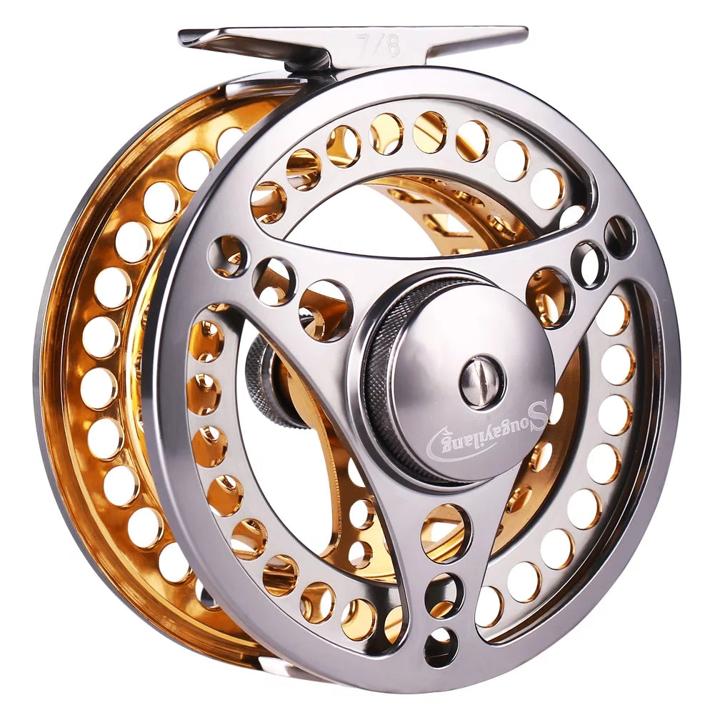 2+1 BB Fly Fishing Reel with Aluminum Alloy Body K2835