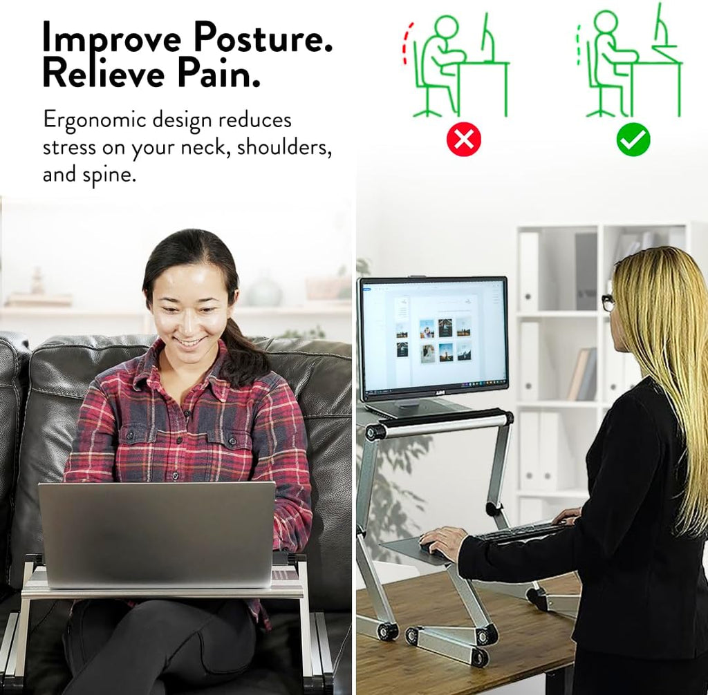 Adjustable Height Aluminum Laptop Cooling Stand D6904