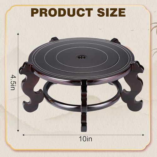 8 Inch Wooden Plant Stand C128576