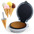 White Electric Nonstick Waffle Cone Maker M5217