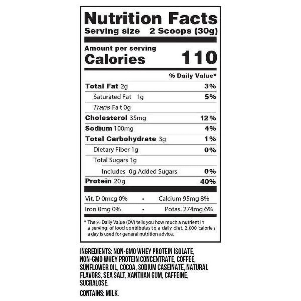 High Protein Iced Coffee Mocha Mint T4295