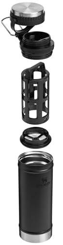 16 oz Insulated Stainless Steel Travel Mug with French Press A715