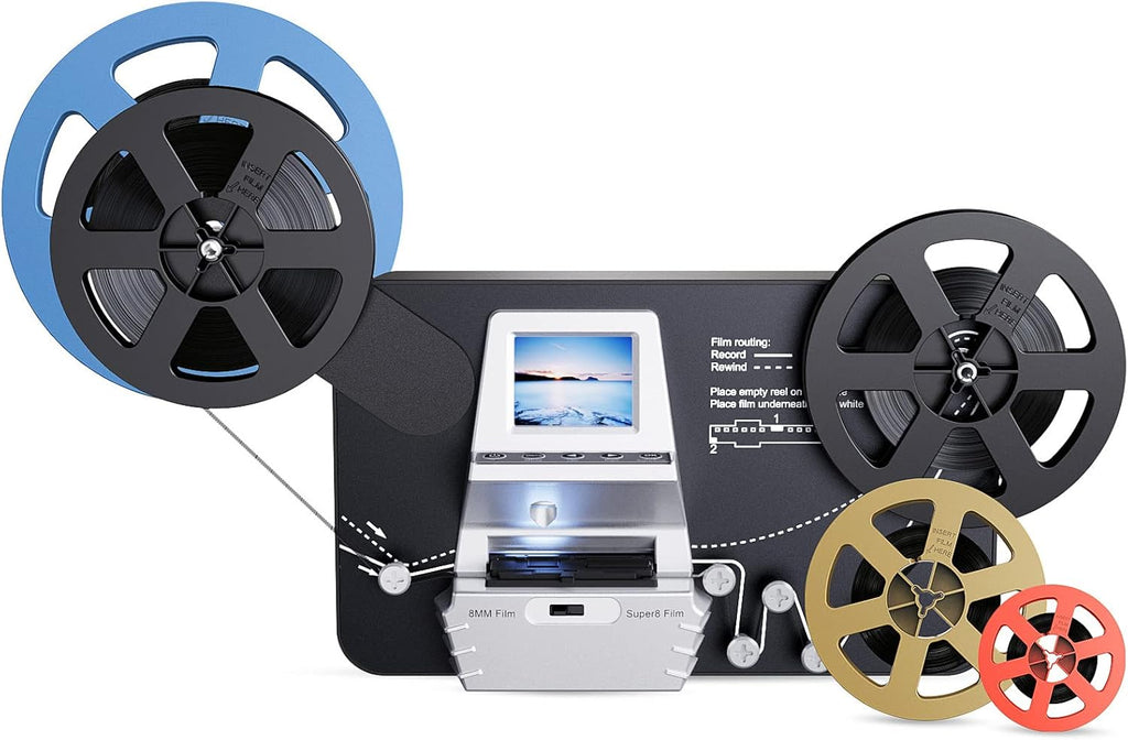 8mm Super 8 Film Scanner Converter with 2.4 LCD E61461