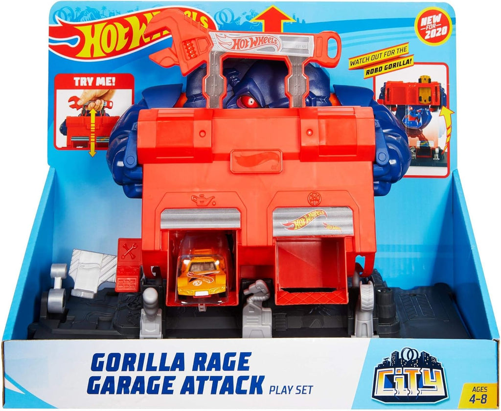 Gorilla Rage Garage Attack Playset S7417