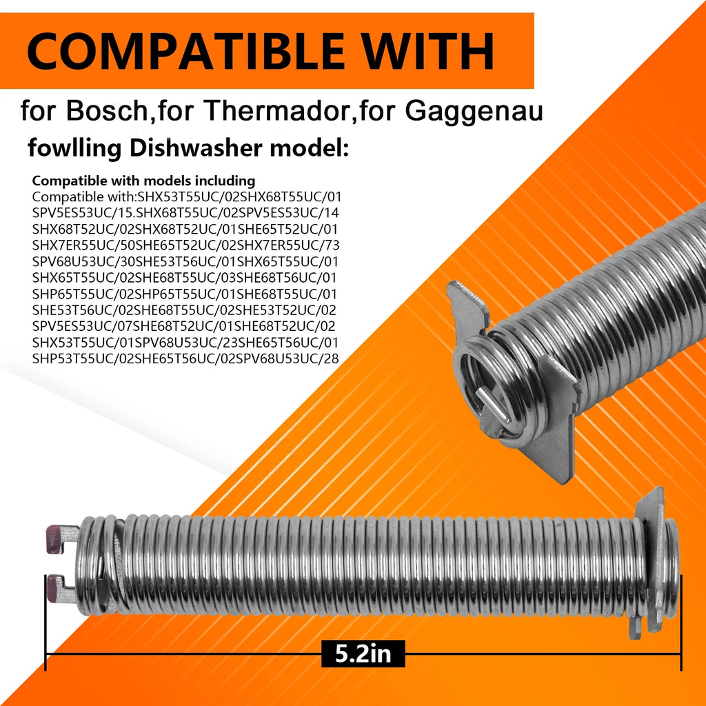 Dishwasher Replacement Door Spring Kit P344211