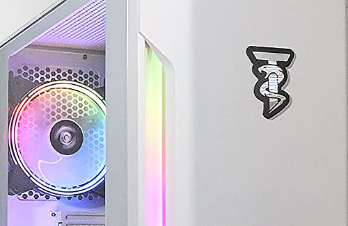 White Gaming PC Desktop Computer C176