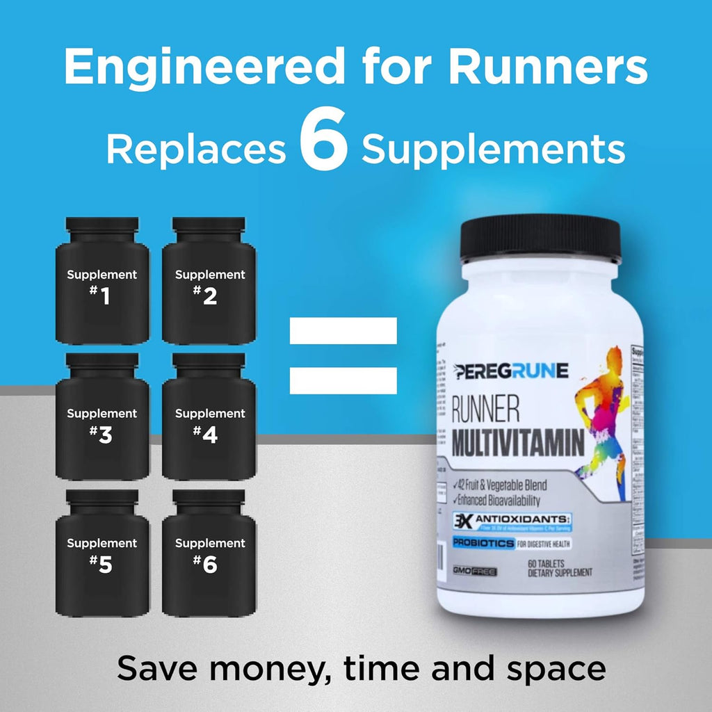 Runner Multivitamin with Antioxidants, B Complex, Probiotics U130612