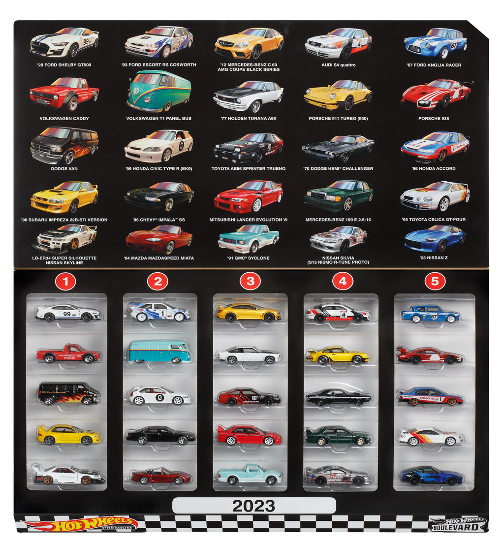 25-Car Factory Set, 25 Premium 1:64 Scale Sports Cars U932078
