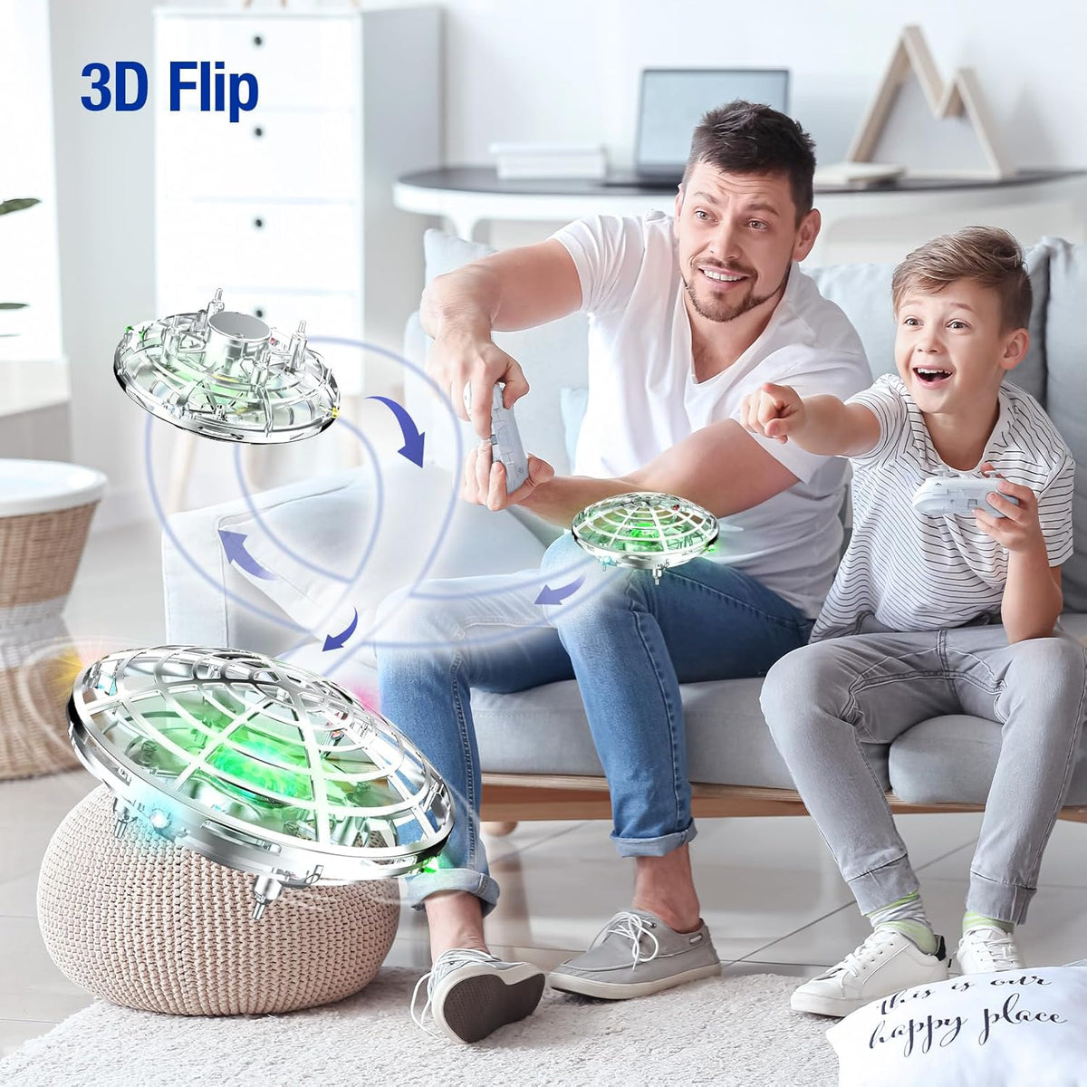 Mini Drone with LED Light, Quadcopter Indoor V660
