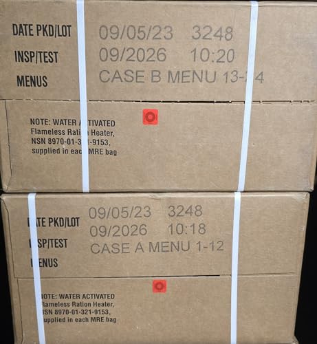 MRE Case – Military MRE Random Case B28874