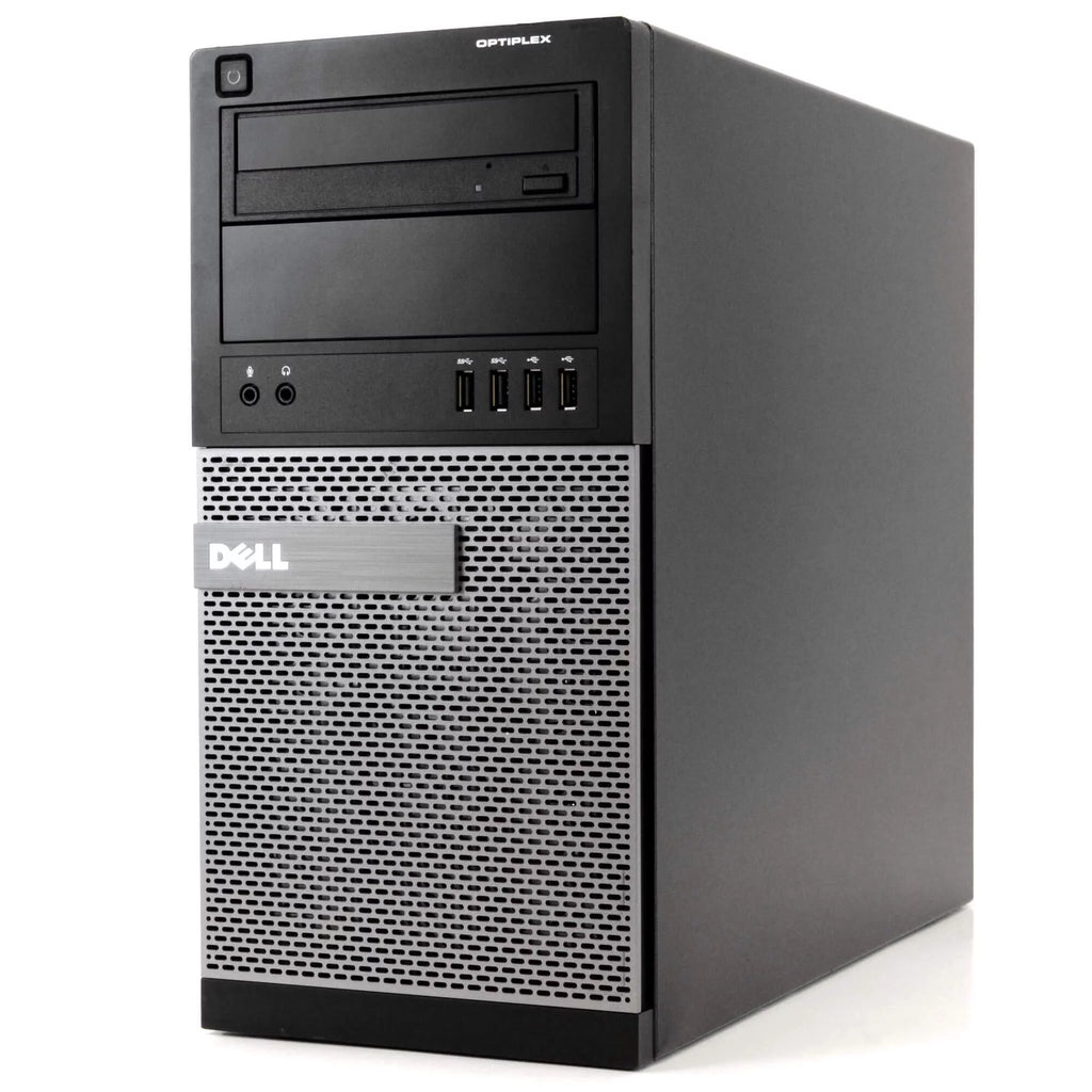 Restored Intel Core i5 16GB Ram 128GB SSD + 2TB HDD Desktop Tower PC H82957