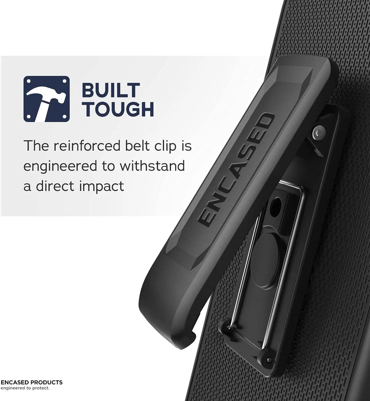 Black Belt Clip Case for Samsung Galaxy S22 Ultra R7742